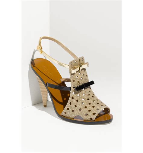 fendi bow sandals|Fendi clearance outlet.